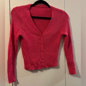 PINK CARDIGAN (L)